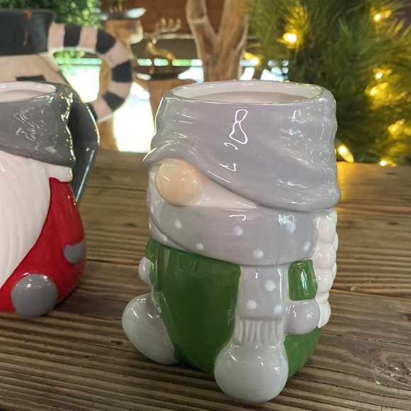 Pottery Barn Cute and Whimsical Gnome Shaped Ceramic Mugs - Set of 3 - Picture 5 of 16